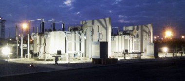 subestaci�n el�ctrica Gij�n norte. parque intemperie